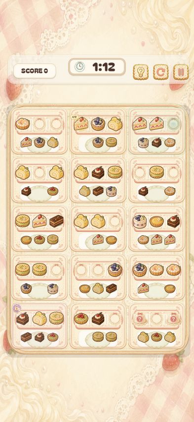 Dessert Rush 게임 플레이 화면